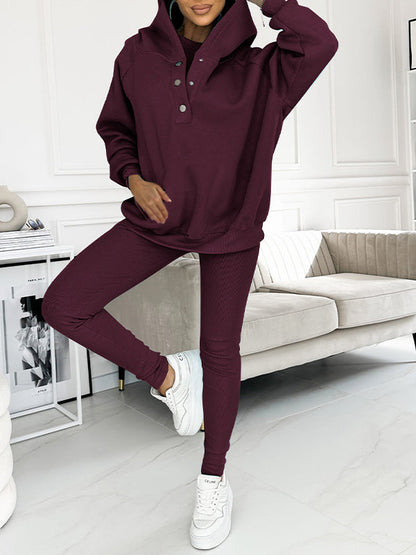 Ultimate Cozy Hooded Sweatshirt Set