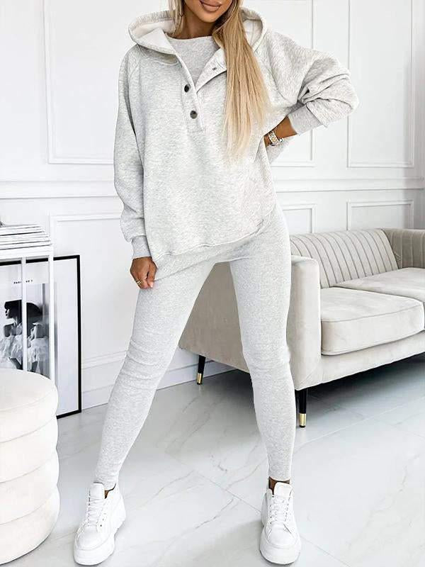 Ultimate Cozy Hooded Sweatshirt Set