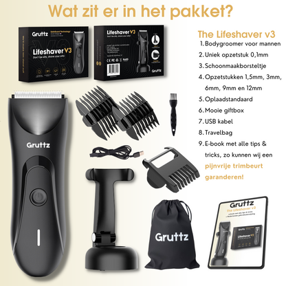 Gruttz Lifeshaver V3 Grooming Kit