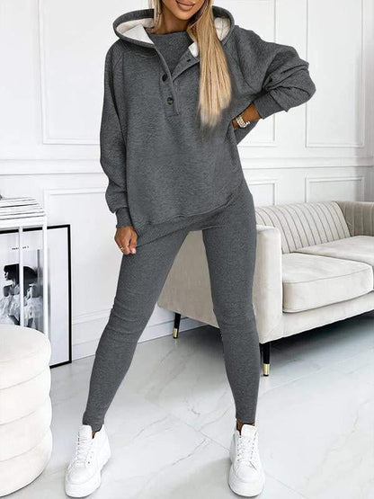 Ultimate Cozy Hooded Sweatshirt Set