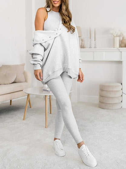 Ultimate Cozy Hooded Sweatshirt Set