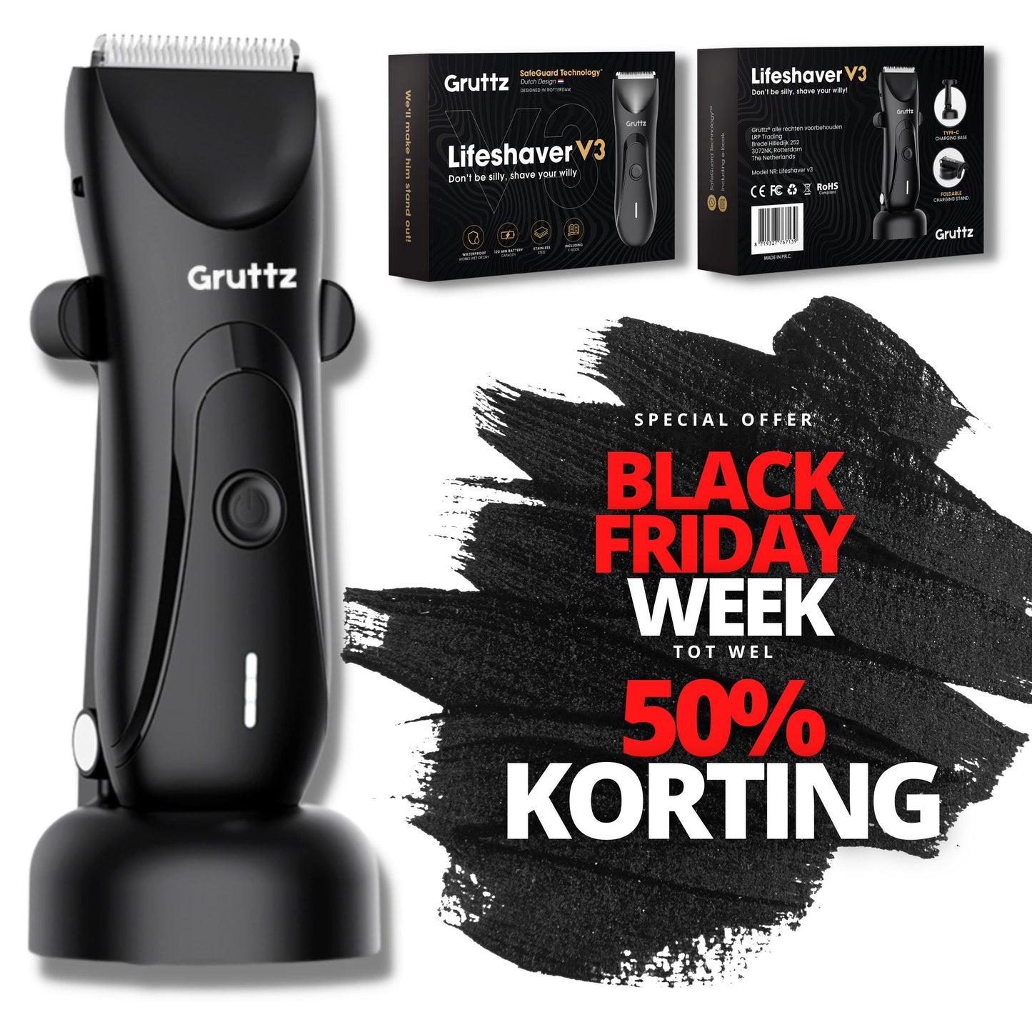 Gruttz Lifeshaver V3 Grooming Kit