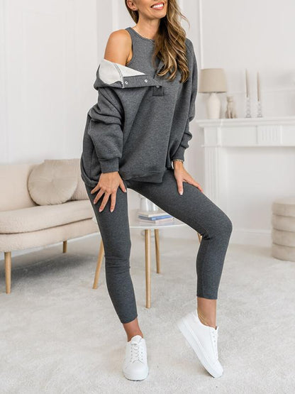 Ultimate Cozy Hooded Sweatshirt Set