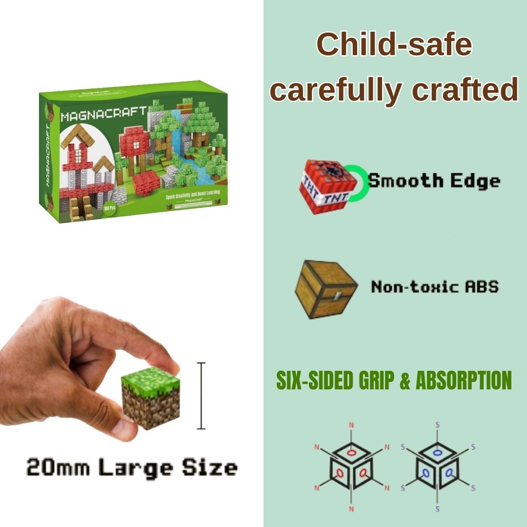 MagnaCraft Magnetic Building Blocks