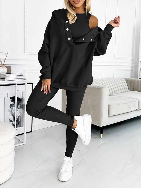 Ultimate Cozy Hooded Sweatshirt Set